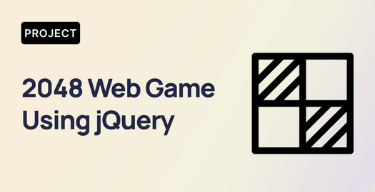 2048 Web Game Using jQuery
