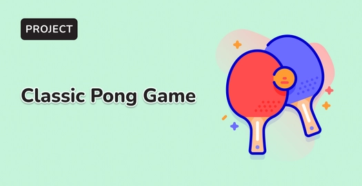 Classic Pong Game Using Python and Pygame