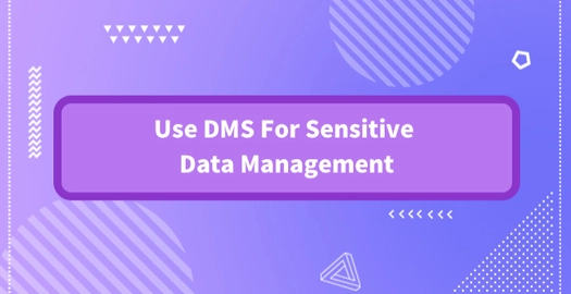 Use DMS for Sensitive Data Management