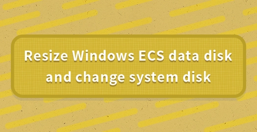 ECS Data Disk Resize and Change