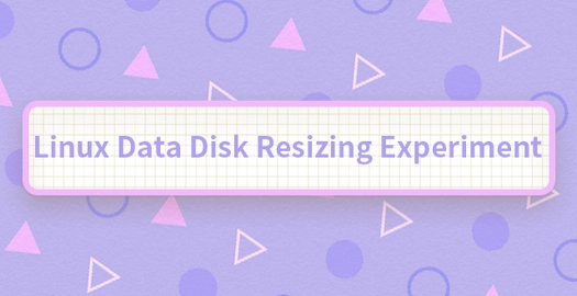 Linux Data Disk Resizing Experiment