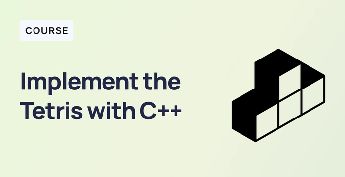 Implement the Tetris with C++