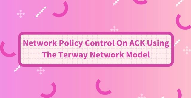 Network Policy Control on ACK Using the Terway Network Model