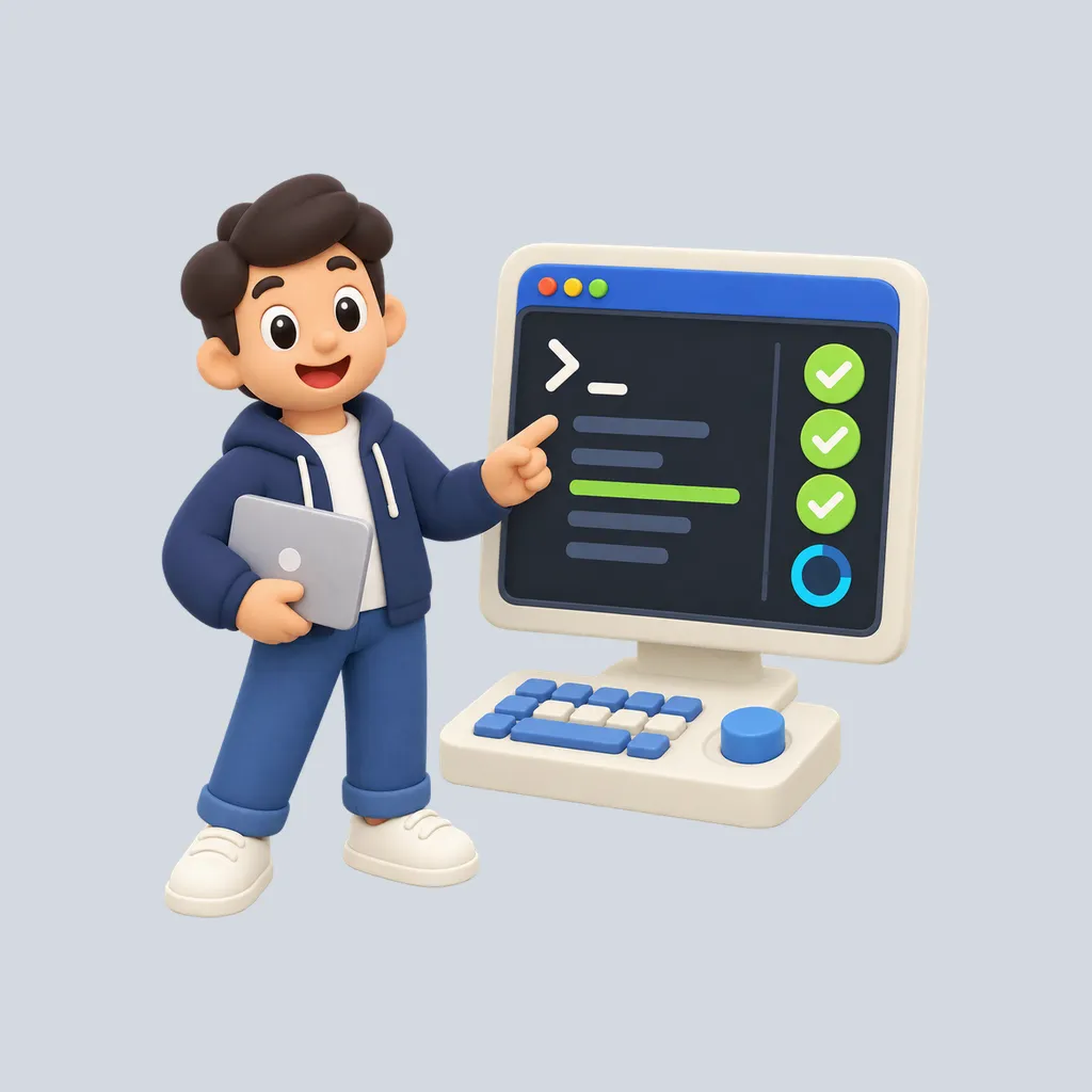 An instructor presenting a browser lab console with learner progress indicators