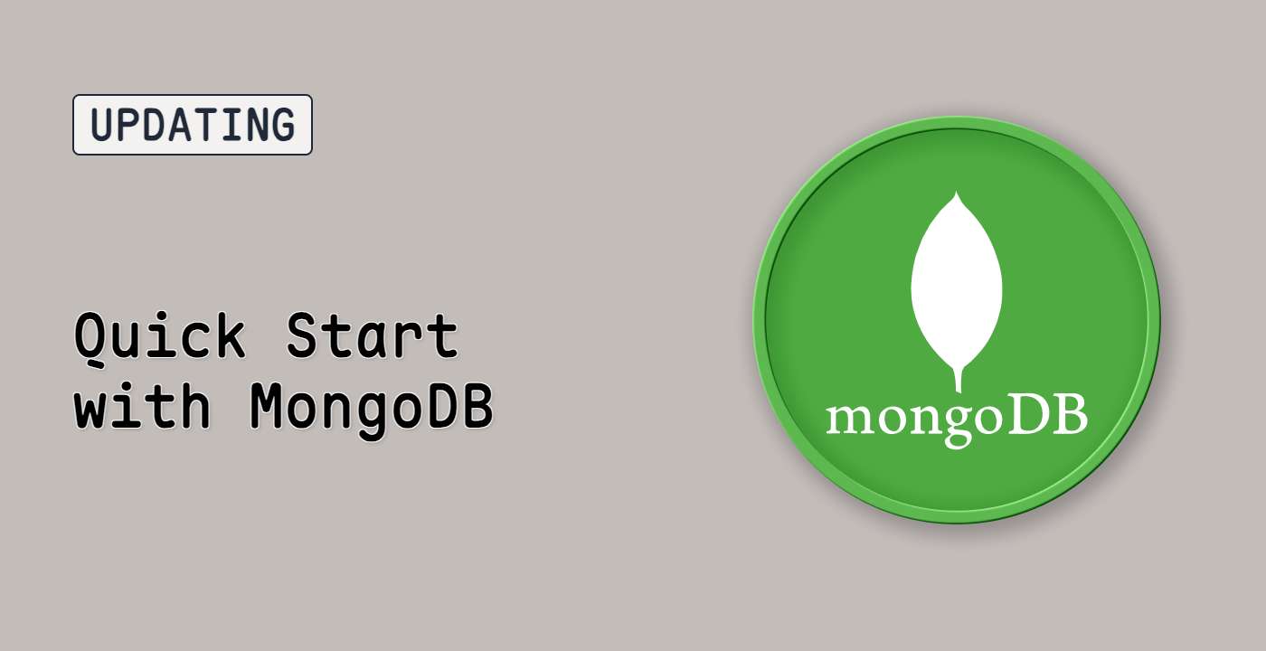 MongoDB 快速入门