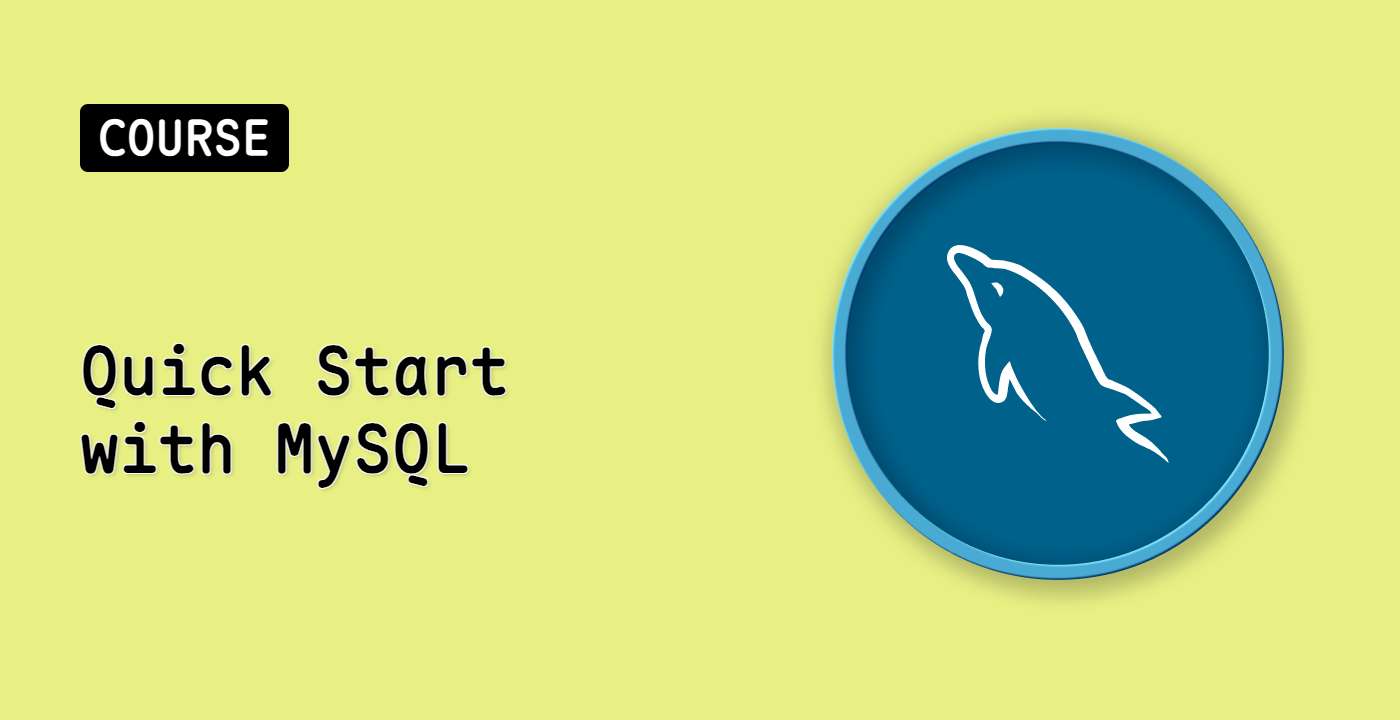MySQL 퀵 스타트