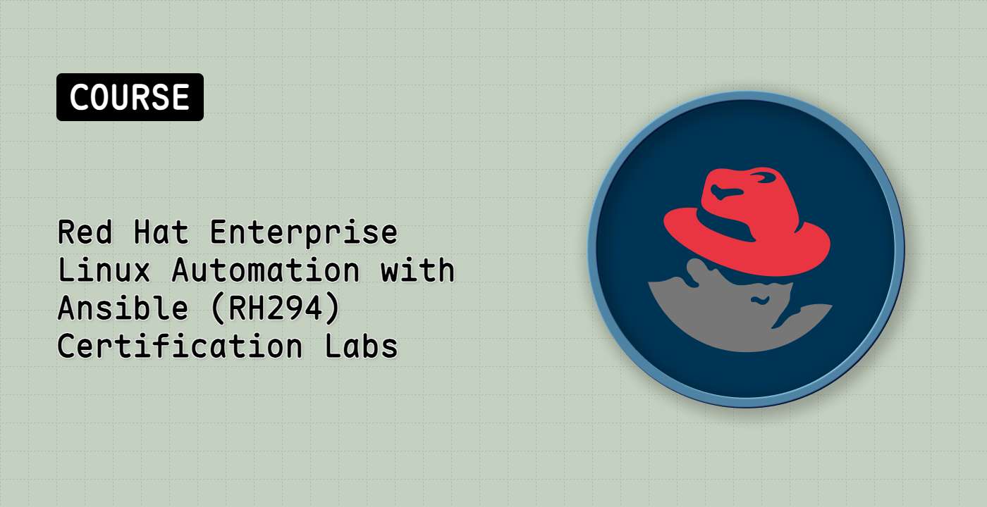 Red Hat Enterprise Linux Automation with Ansible (RH294)