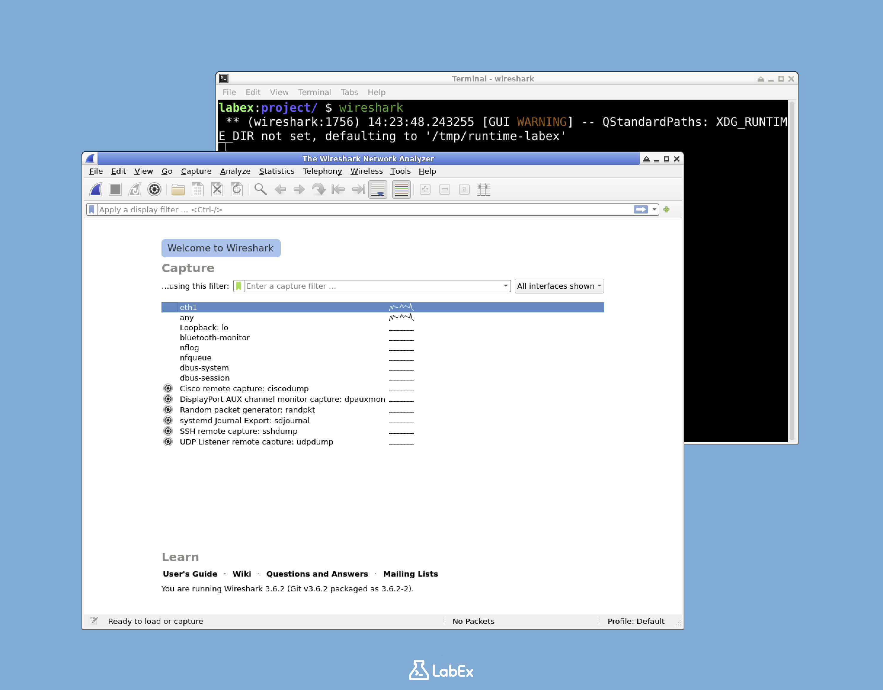 Wireshark in Terminal
