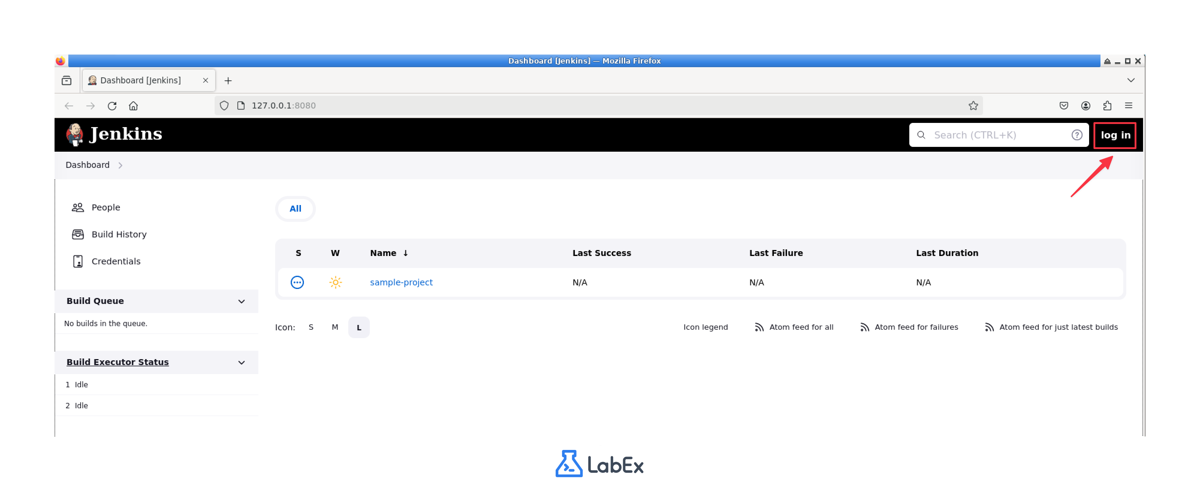 Jenkins project page
