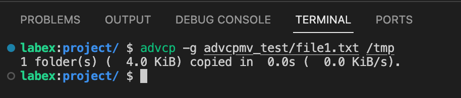 advcpmv 基本复制进度