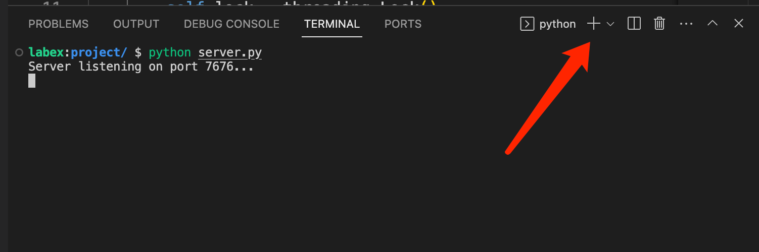 打开新终端窗口