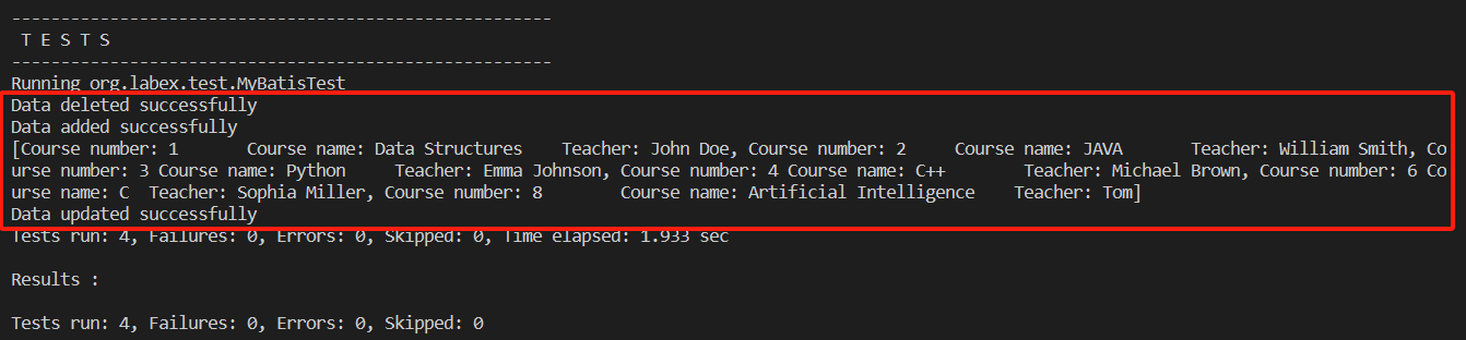课程时间表预览