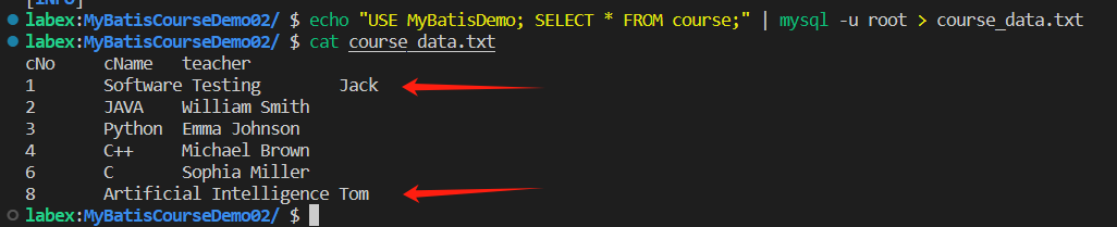 课程时间表预览