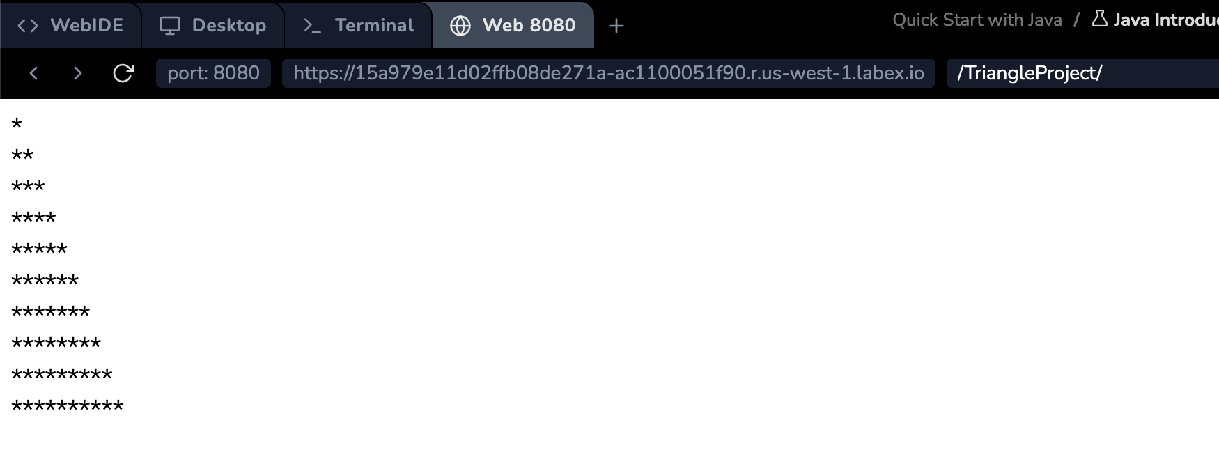 三角形图案预览