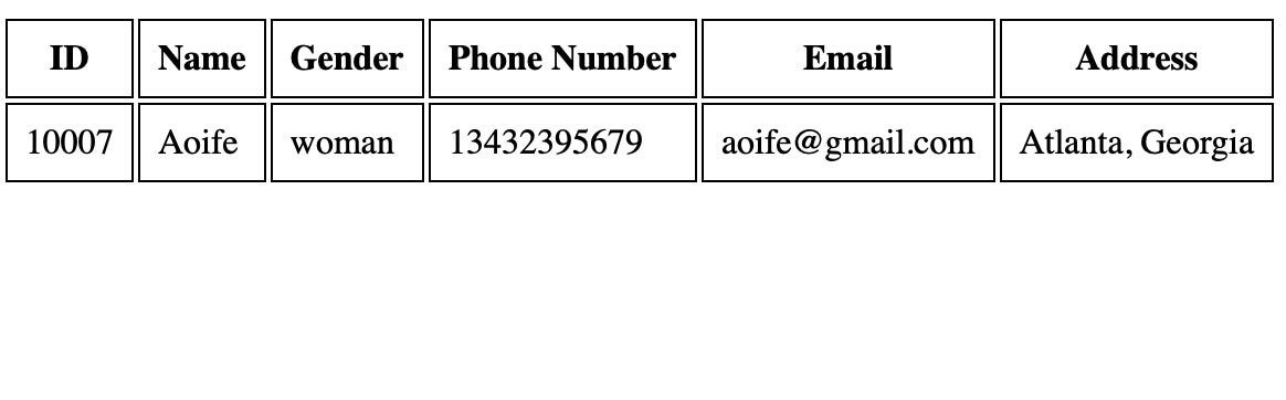 员工搜索结果预览