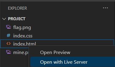 Interfaz del juego del Minesweeper