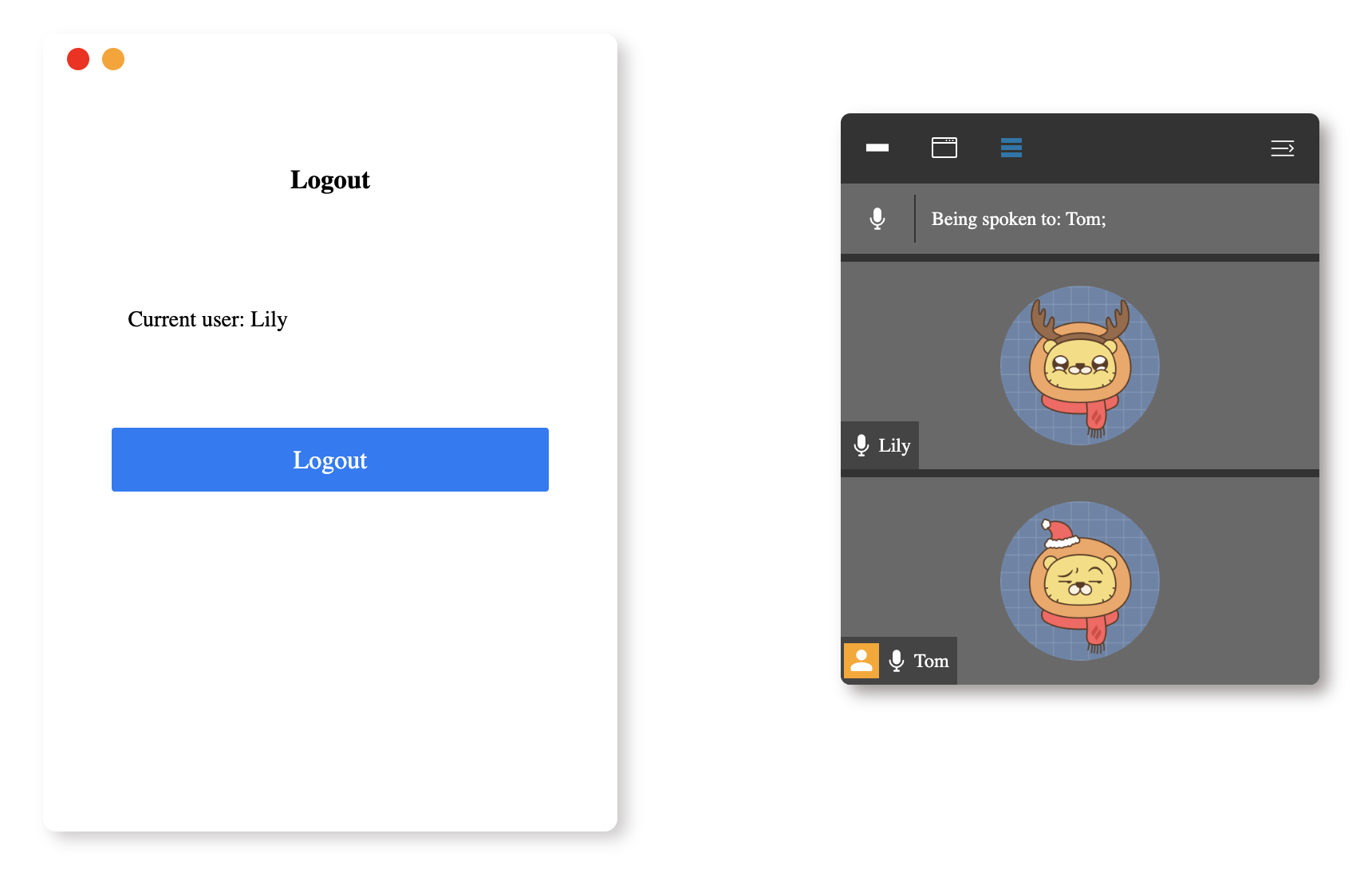 参会者列表中的第一个用户始终是登录用户