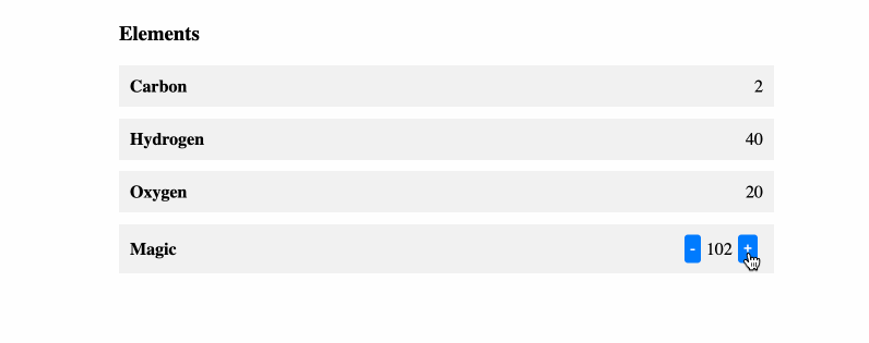 Vue button functionality demo