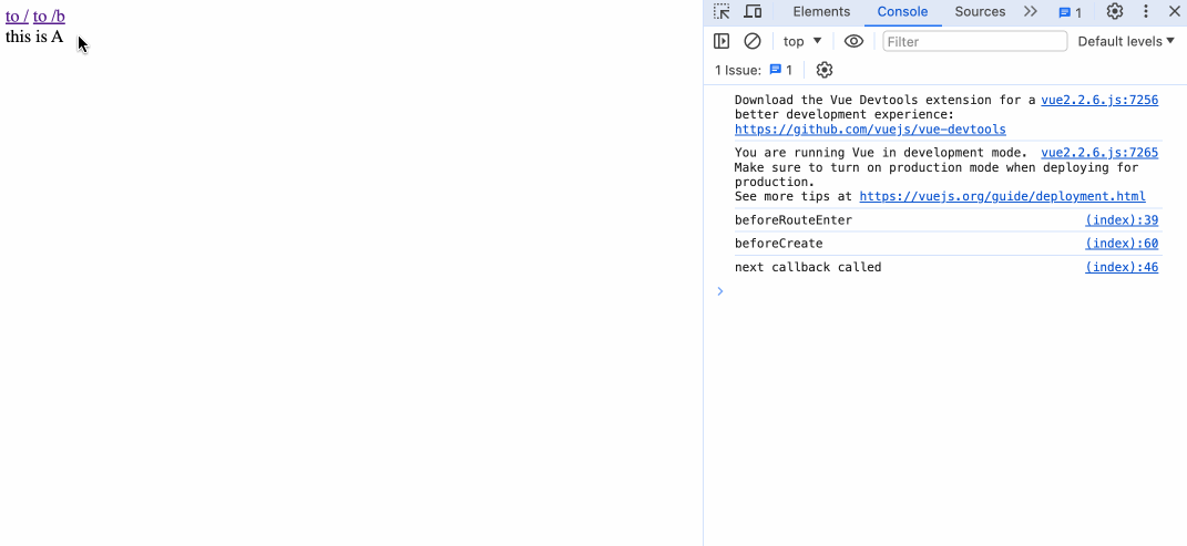 Vue Router 过渡预览