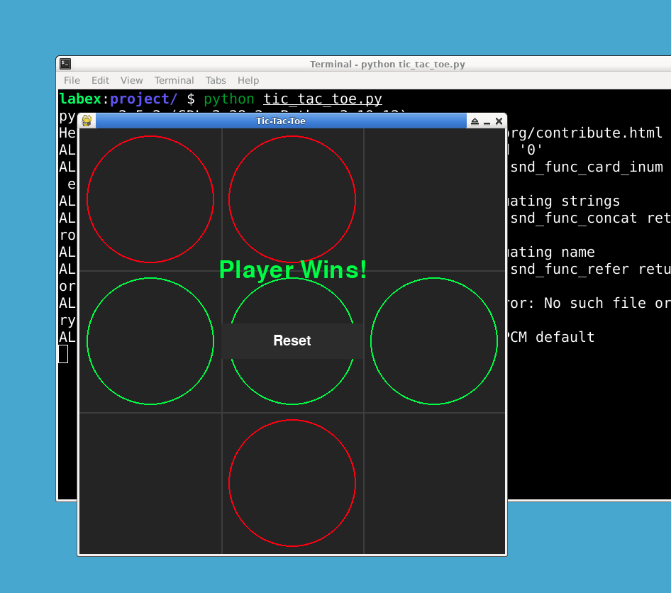 Tic-Tac-Toe Using Pygame