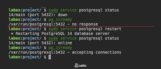 PostgreSQL installation verification