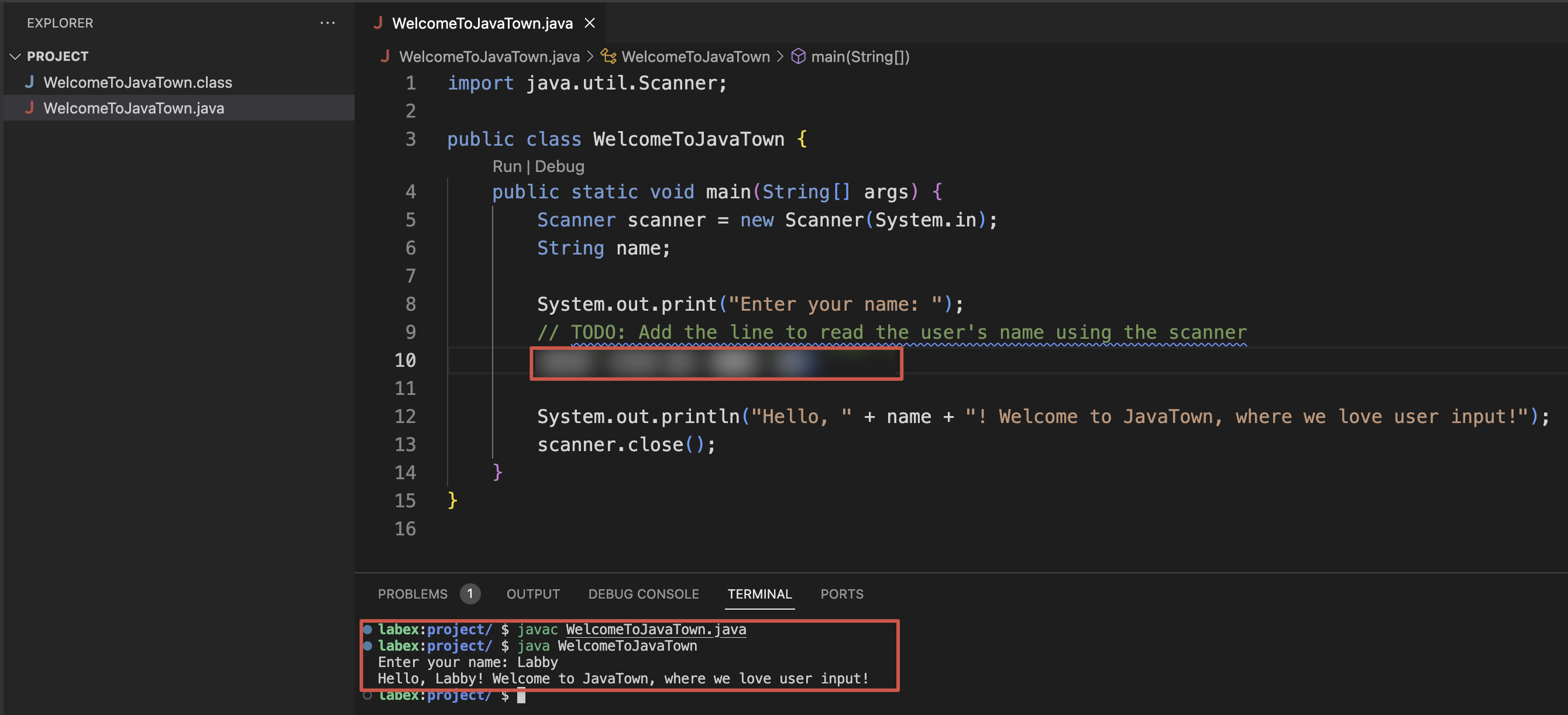 프로그램 실행 예시 출력