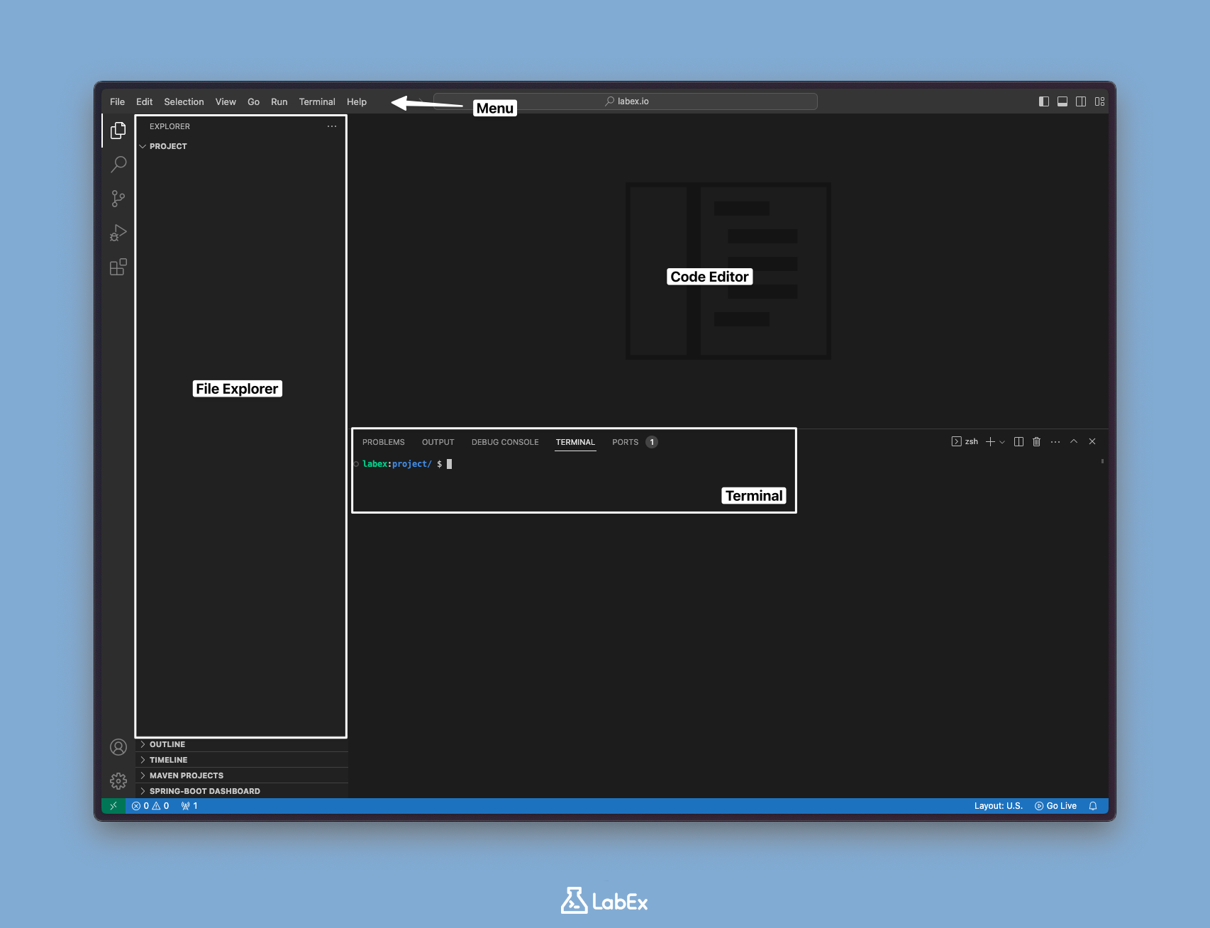 WebIDE interface screenshot