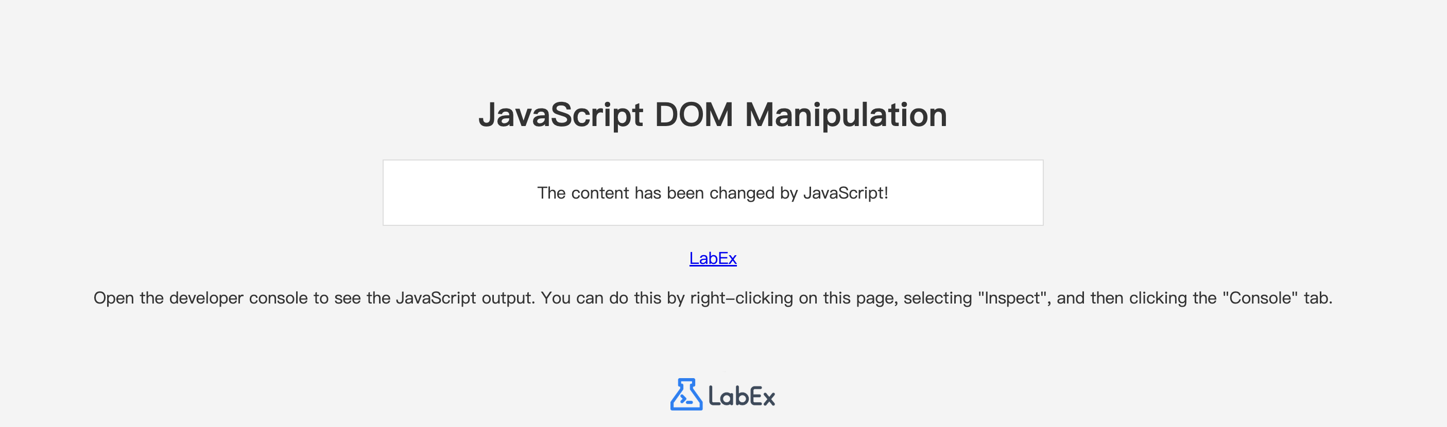 JavaScript changes div content