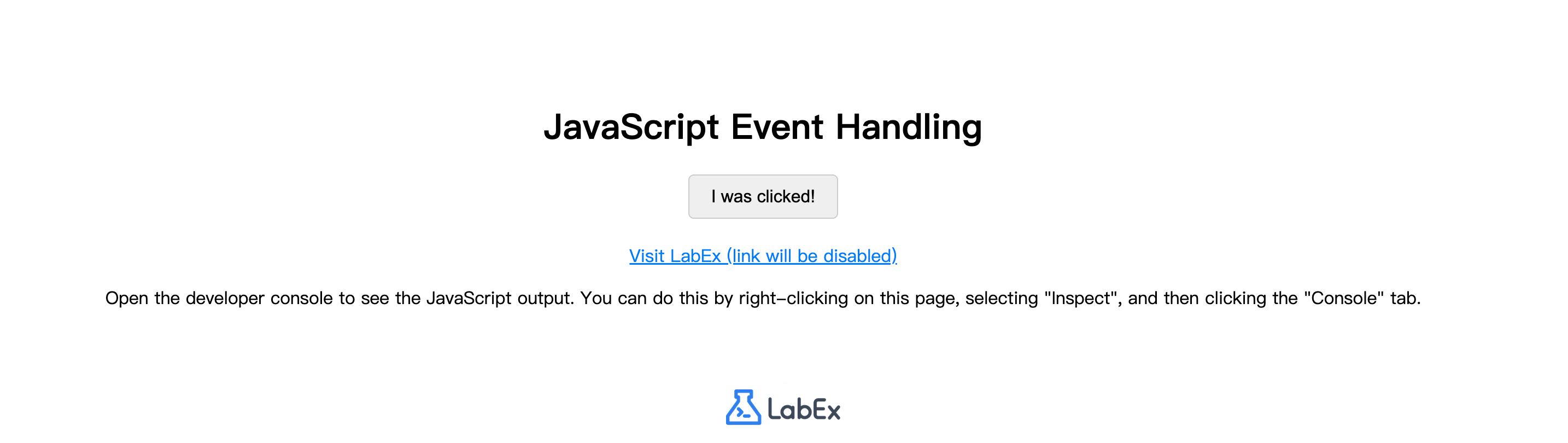 Code snippet showing event handler function definition