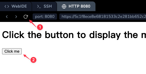显示 Hello JavaScript 的网页