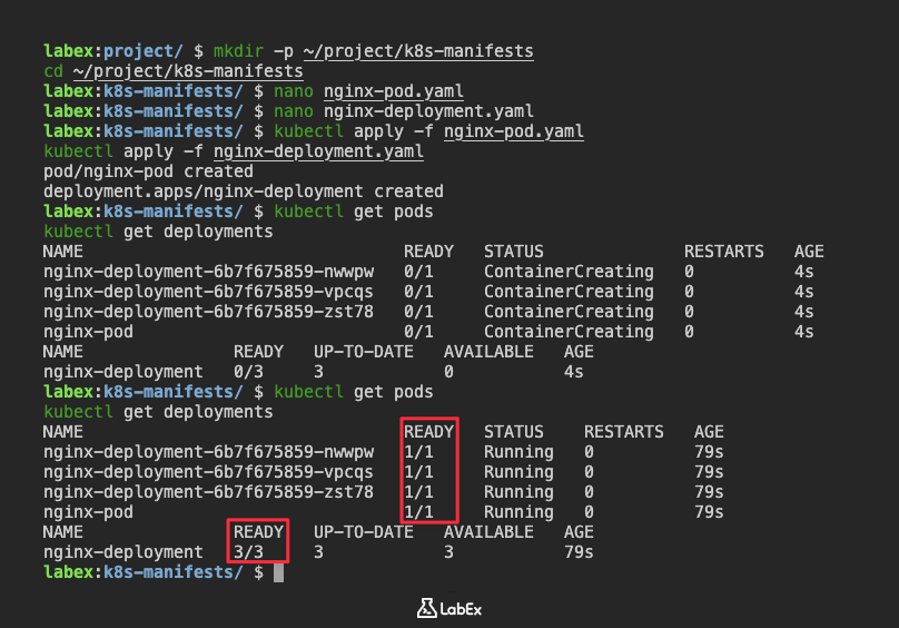 Pod 와 Deployment 의 차이점