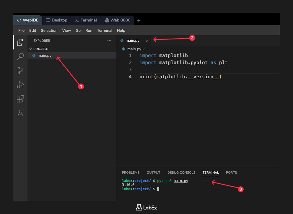 Matplotlib version check code