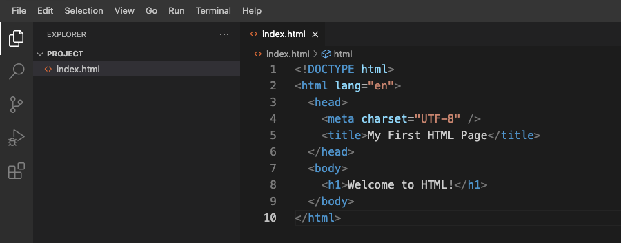 HTML Document Structure