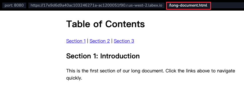 浏览器预览带书签的文档