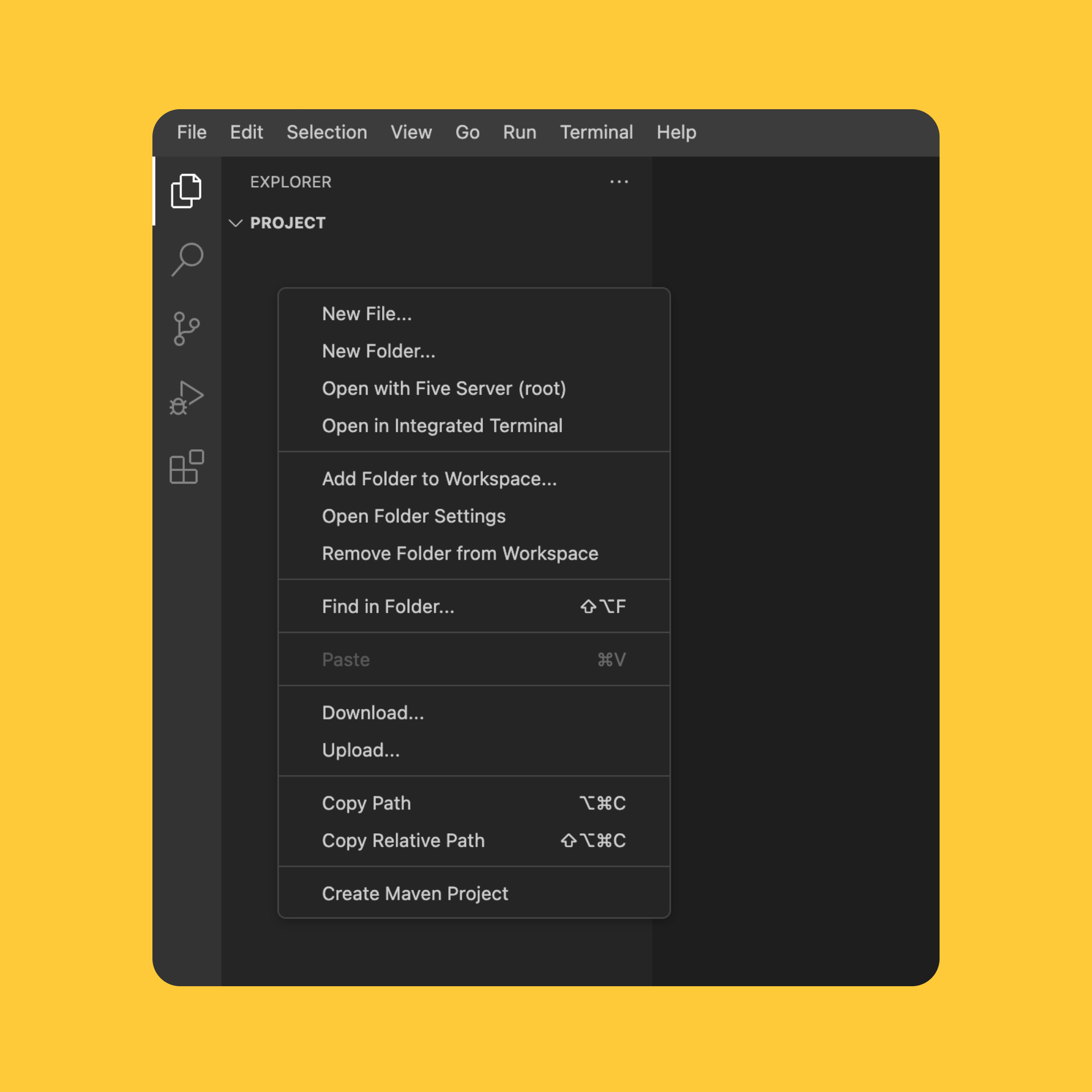 WebIDE 에서 새 HTML 파일 생성