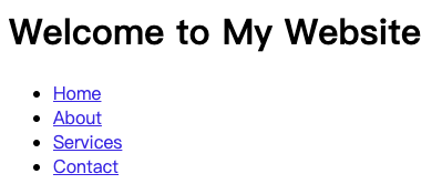 语义化页眉和导航示例