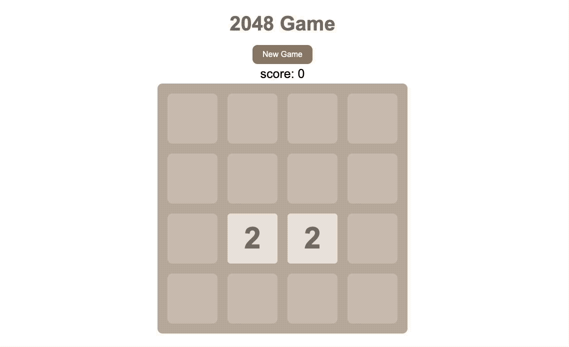 Создать веб-игру 2048 с использованием jQuery | LabEx
