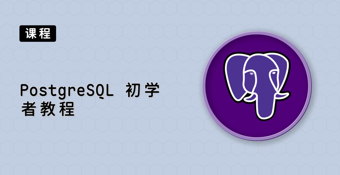 PostgreSQL 初学者教程