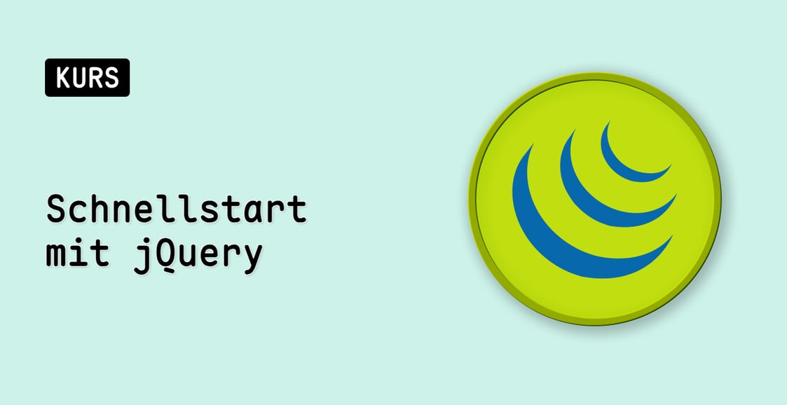 Schnellstart mit jQuery