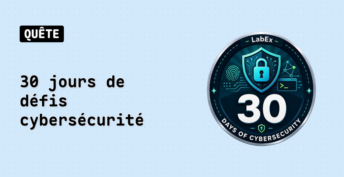 30 jours de défis cybersécurité