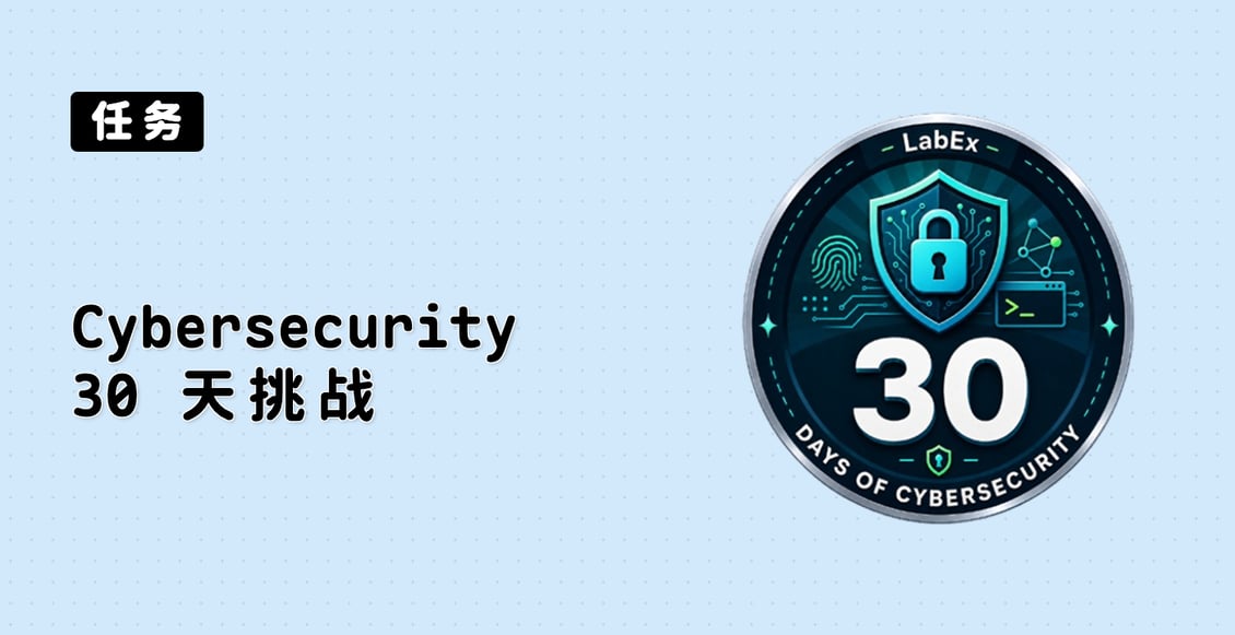 Cybersecurity 30 天挑战