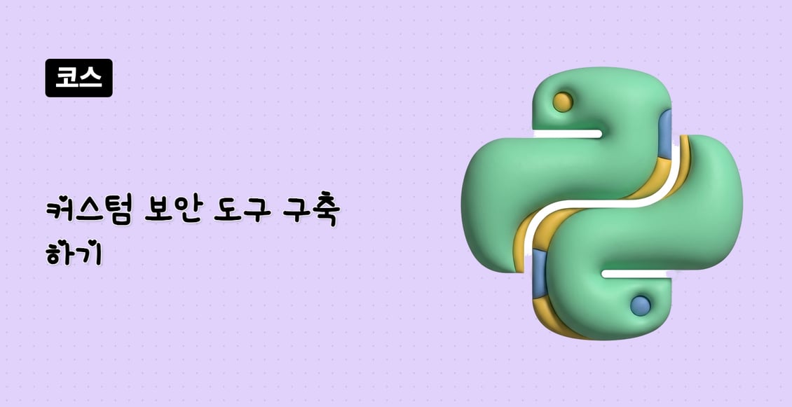 커스텀 보안 도구 구축하기