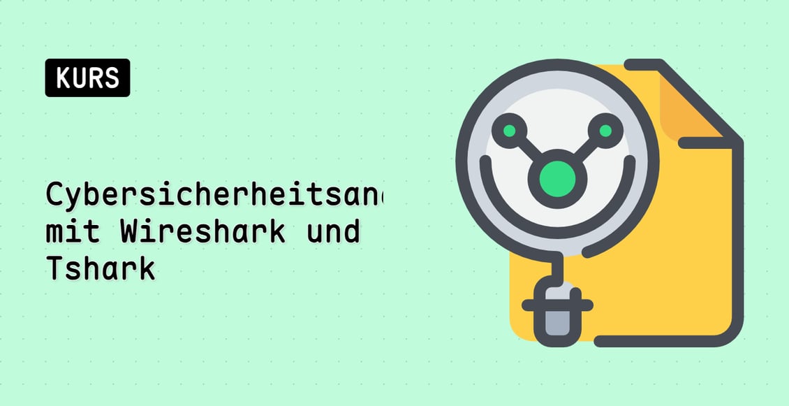 Cybersicherheitsanalyse mit Wireshark und Tshark