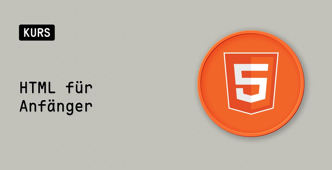 HTML für Anfänger
