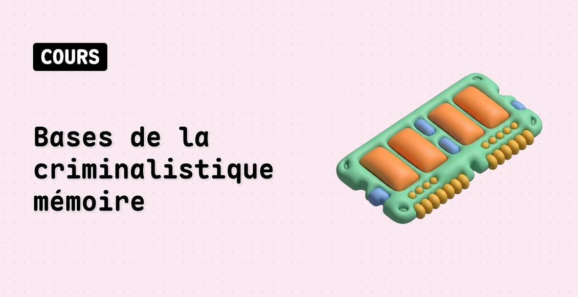 Bases de la criminalistique mémoire