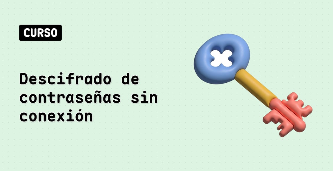 Descifrado de contraseñas sin conexión