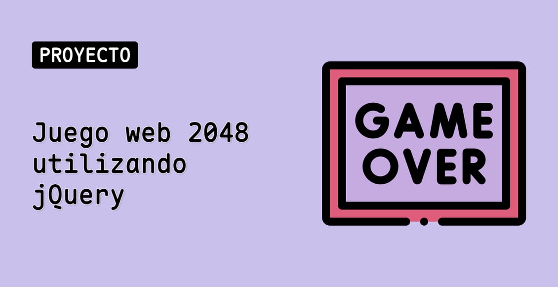 Juego web 2048 utilizando jQuery