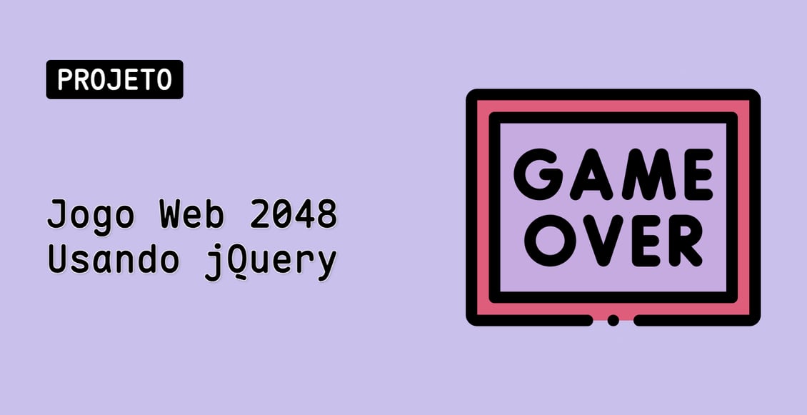 Jogo Web 2048 Usando jQuery