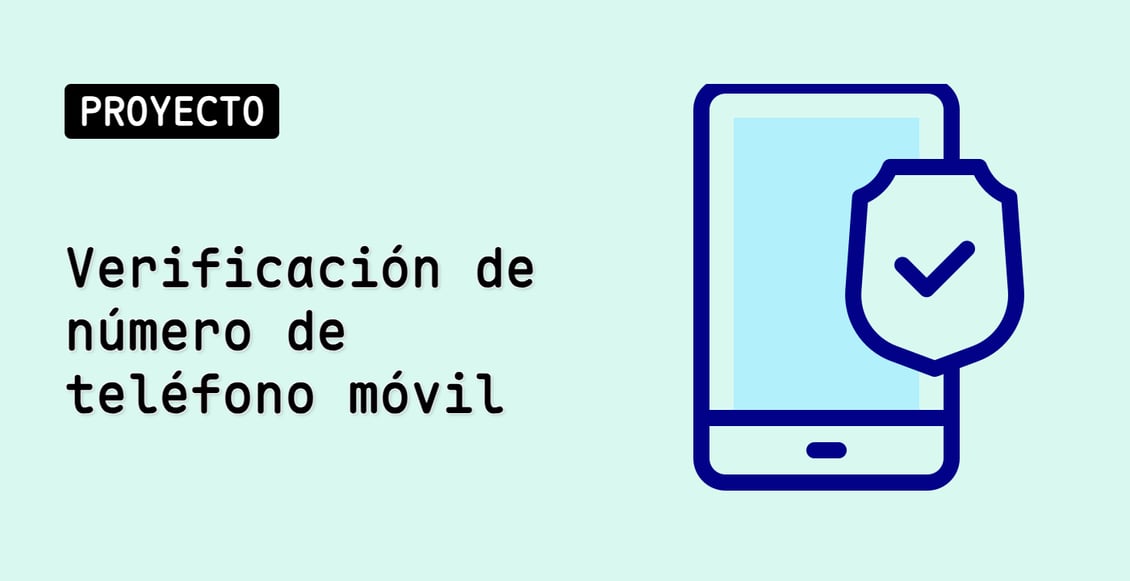 Verificación de número de teléfono móvil