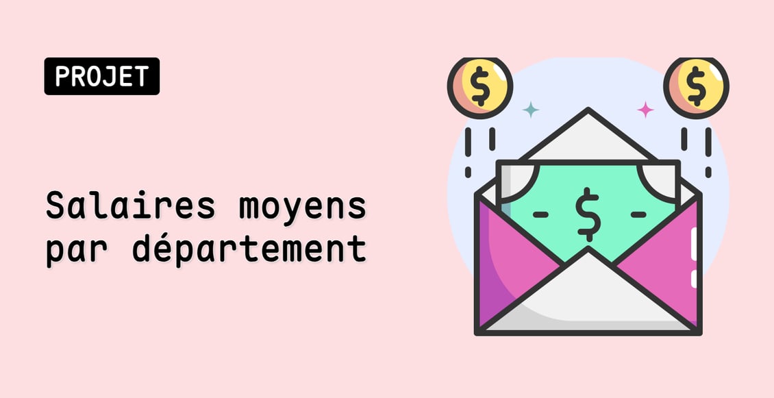 Salaires moyens par département